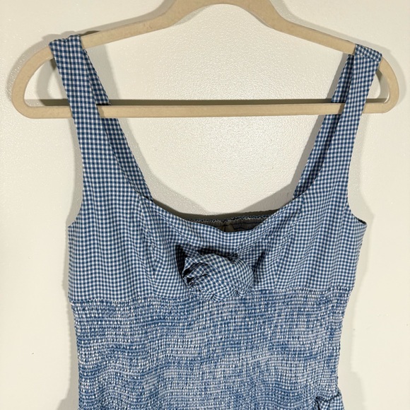 NWT Anthropologie Maeve Smocked Rosette Drop-Waist Mini Dress - Picture 4 of 9